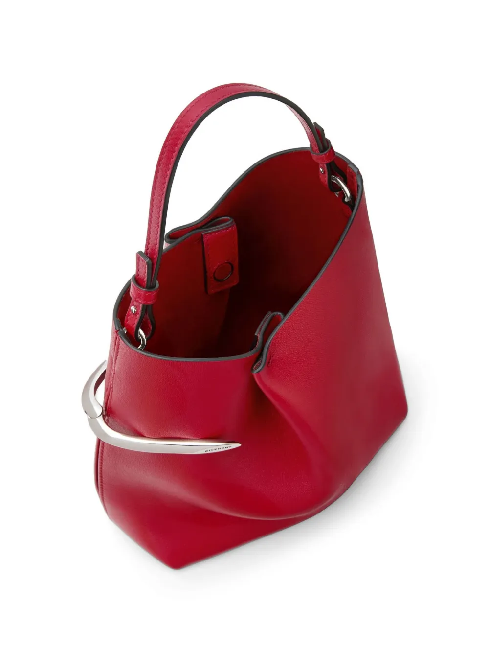  Givenchy Pinch Me Leather Shoulder Bag - Red 