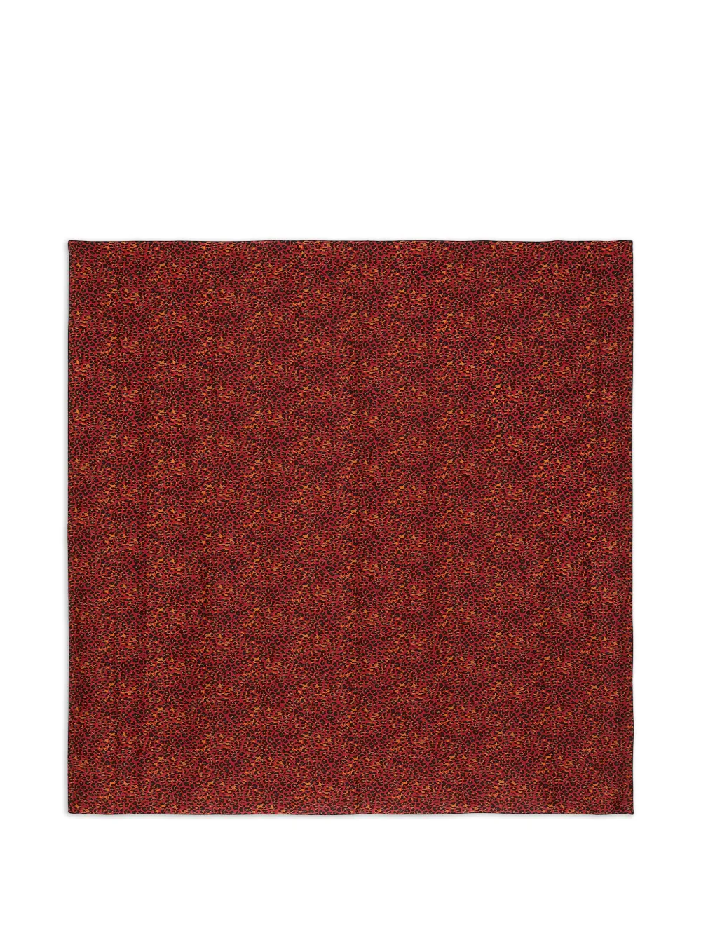 Saint Laurent leopard-print scarf - Rot