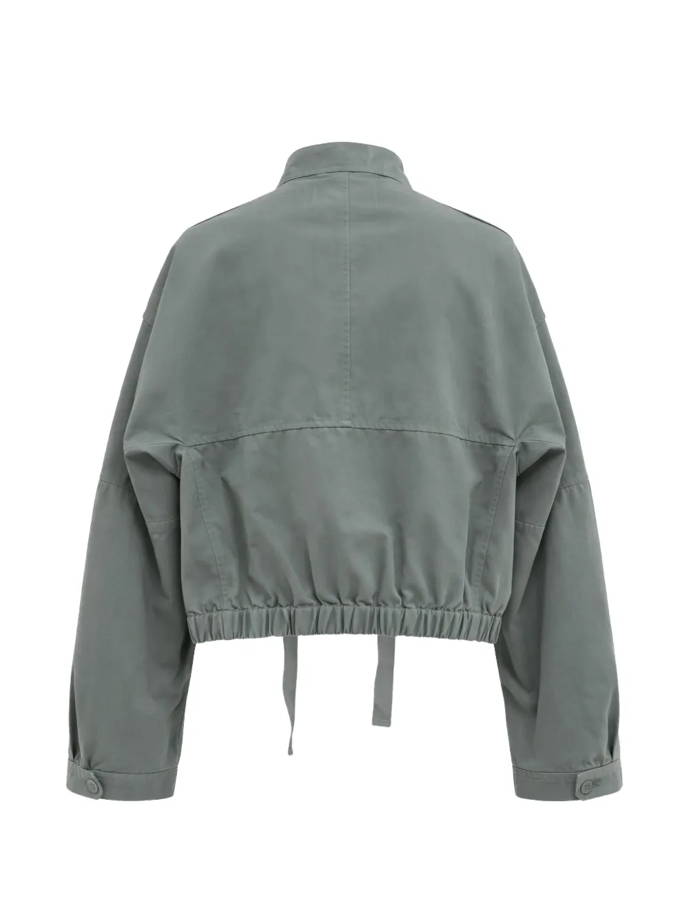  Christian Wijnants Front-pockets Cropped Jacket - Grey 