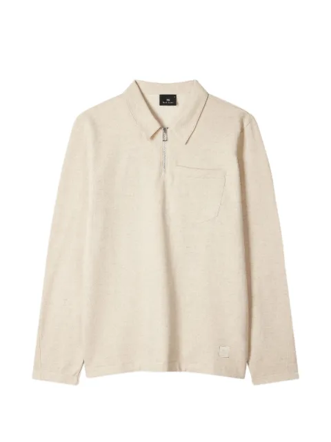 PS Paul Smith zipped patch-pocket polo shirt