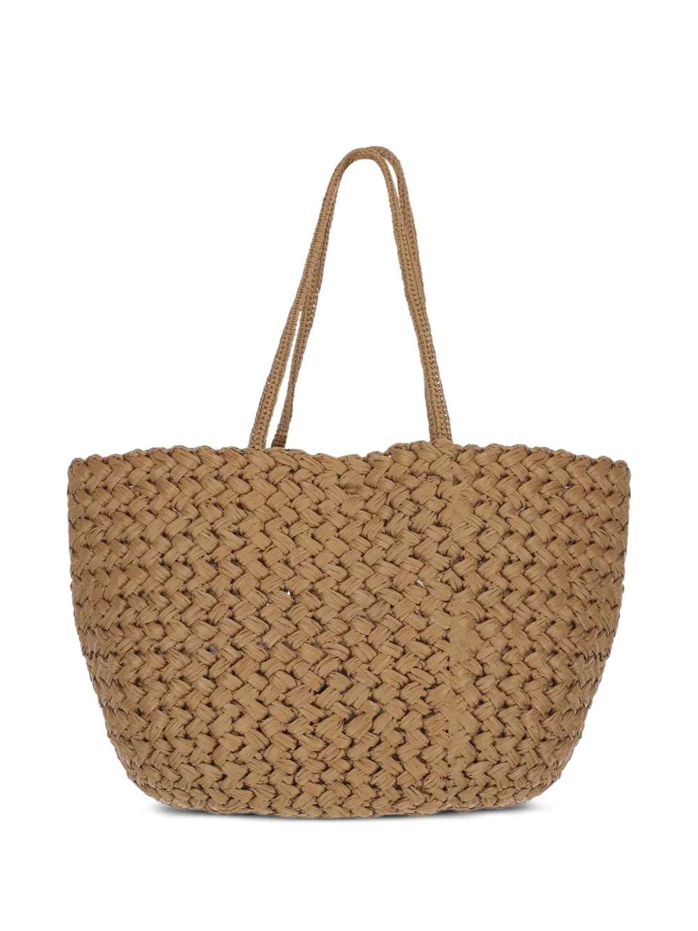 The Row large Estelle Two woven tote bag - Toni neutri