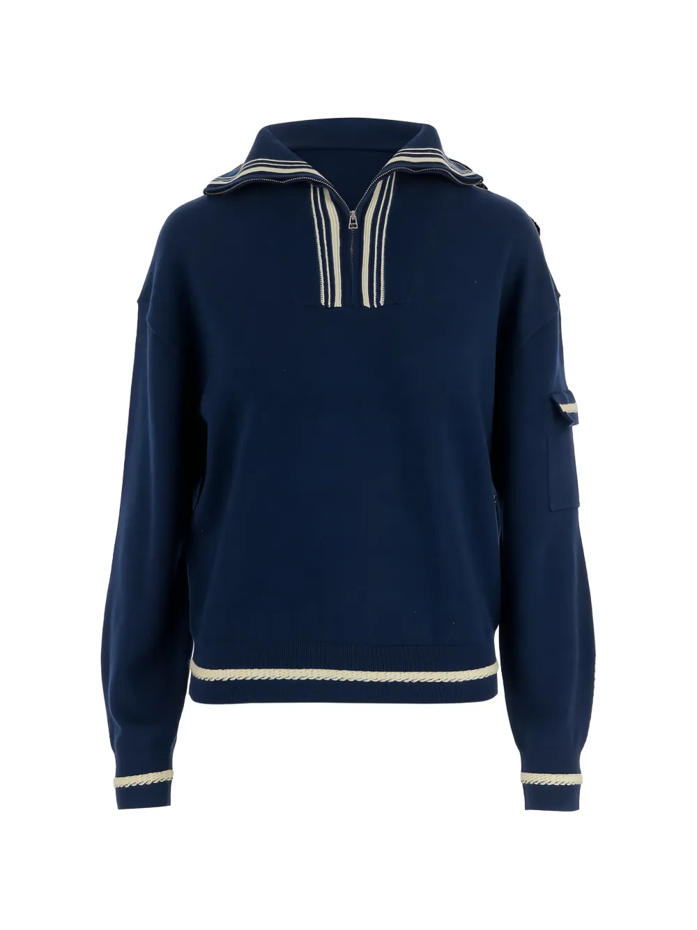 Guest In Residence Jibo polo-collar sweater - Blu