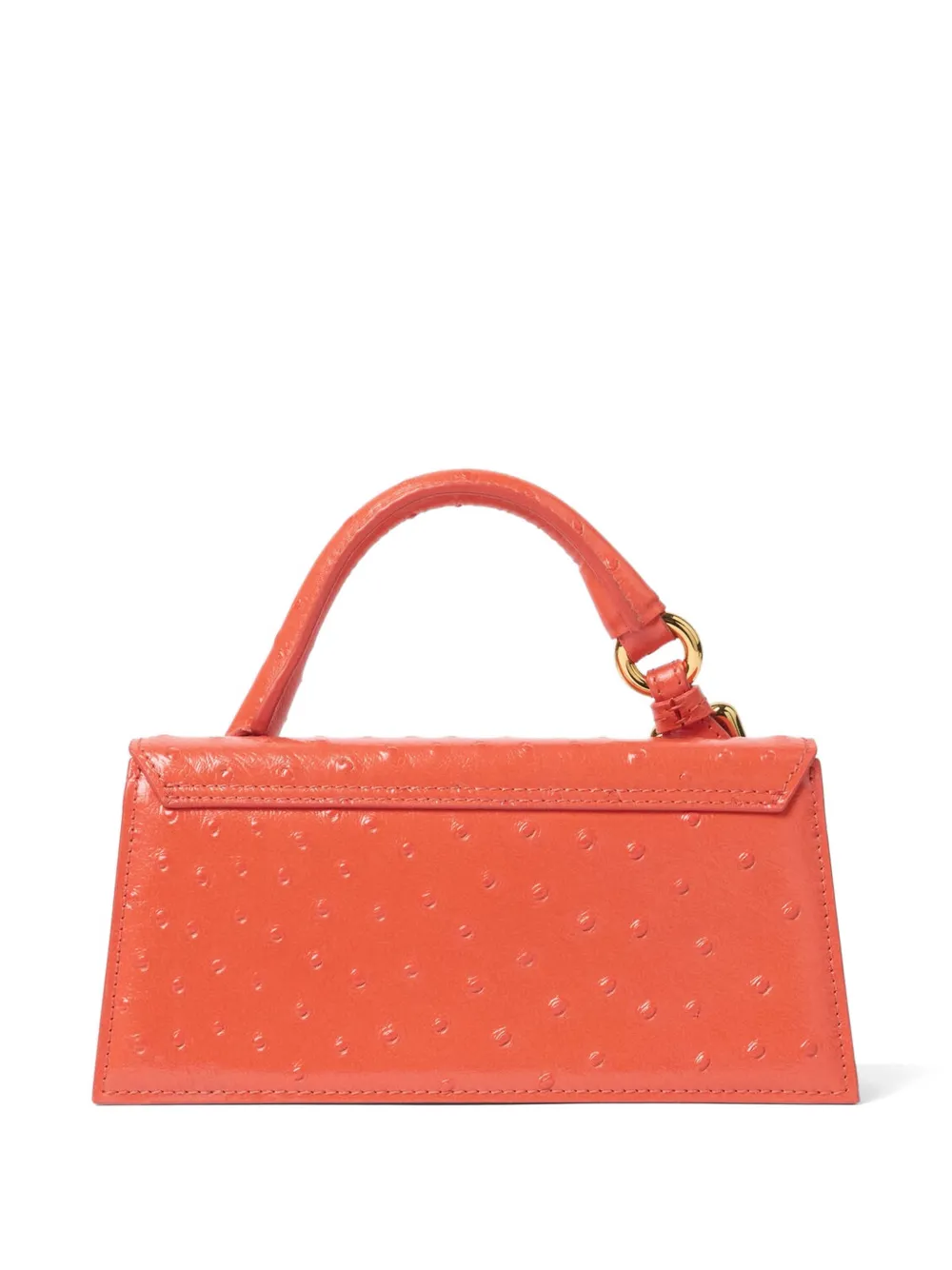  Jacquemus Long Le Chiquito Buckle Tote Bag - Orange 