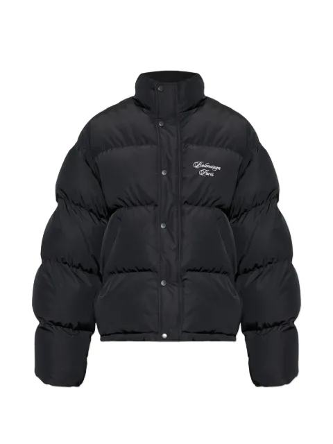 Balenciaga logo quilted puffer jacket