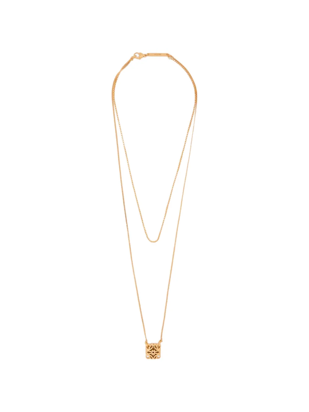 LOEWE Anagram Bombé pendant necklace - Oro