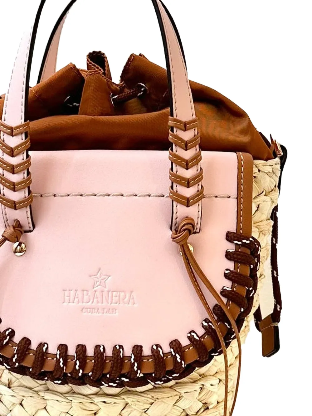  Cuba Lab Logo-debossed Bucket Bag - Neutrals 