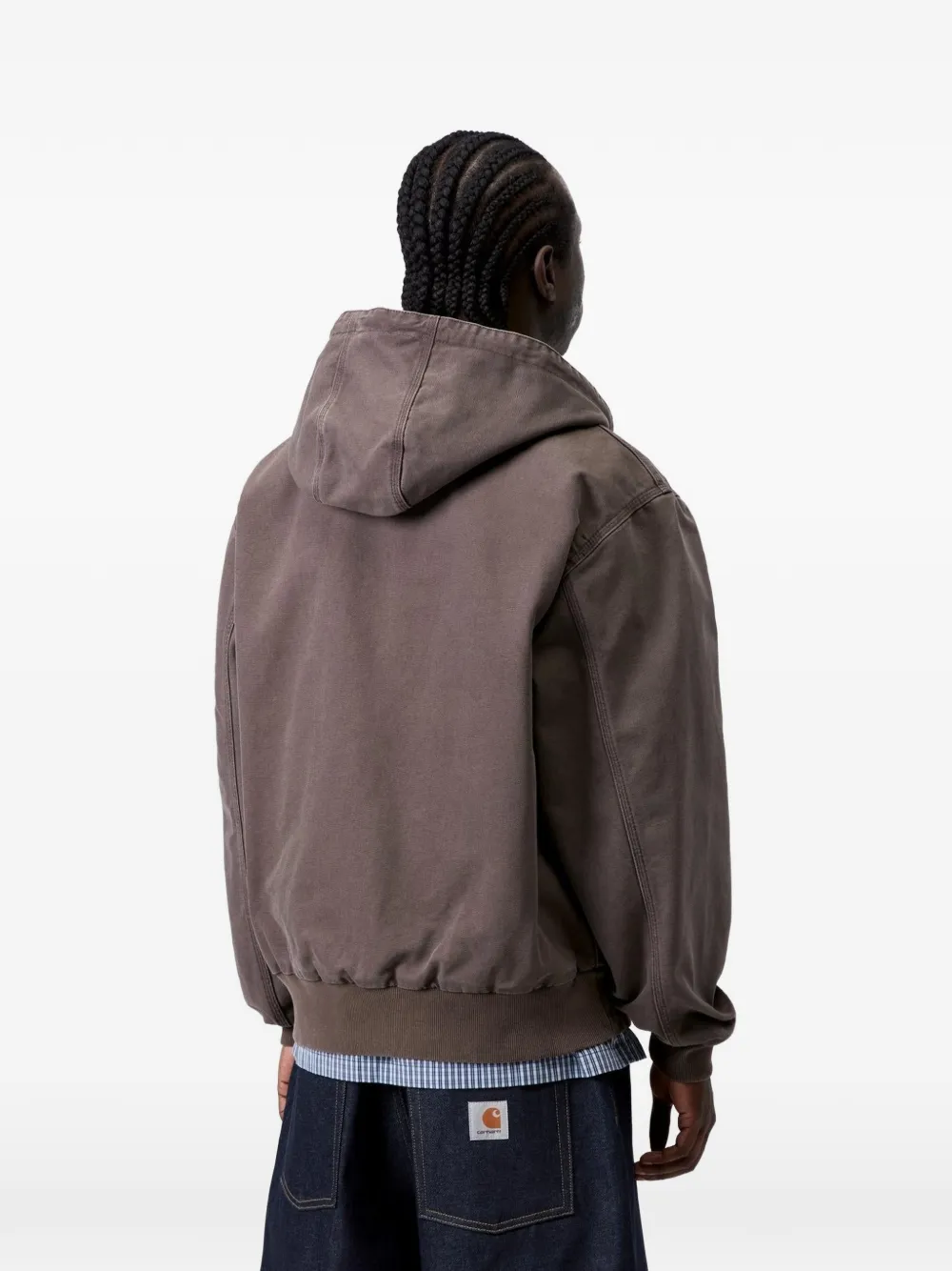 Carhartt WIP OG Active jack met capuchon en rits Bruin