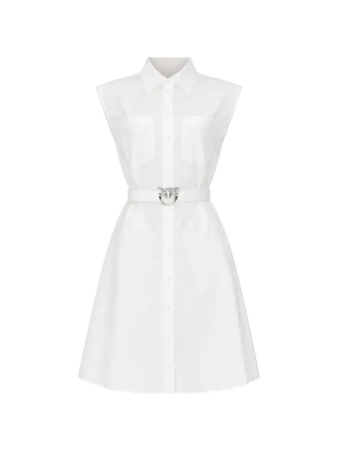 PINKO belted sleeveless mini dress