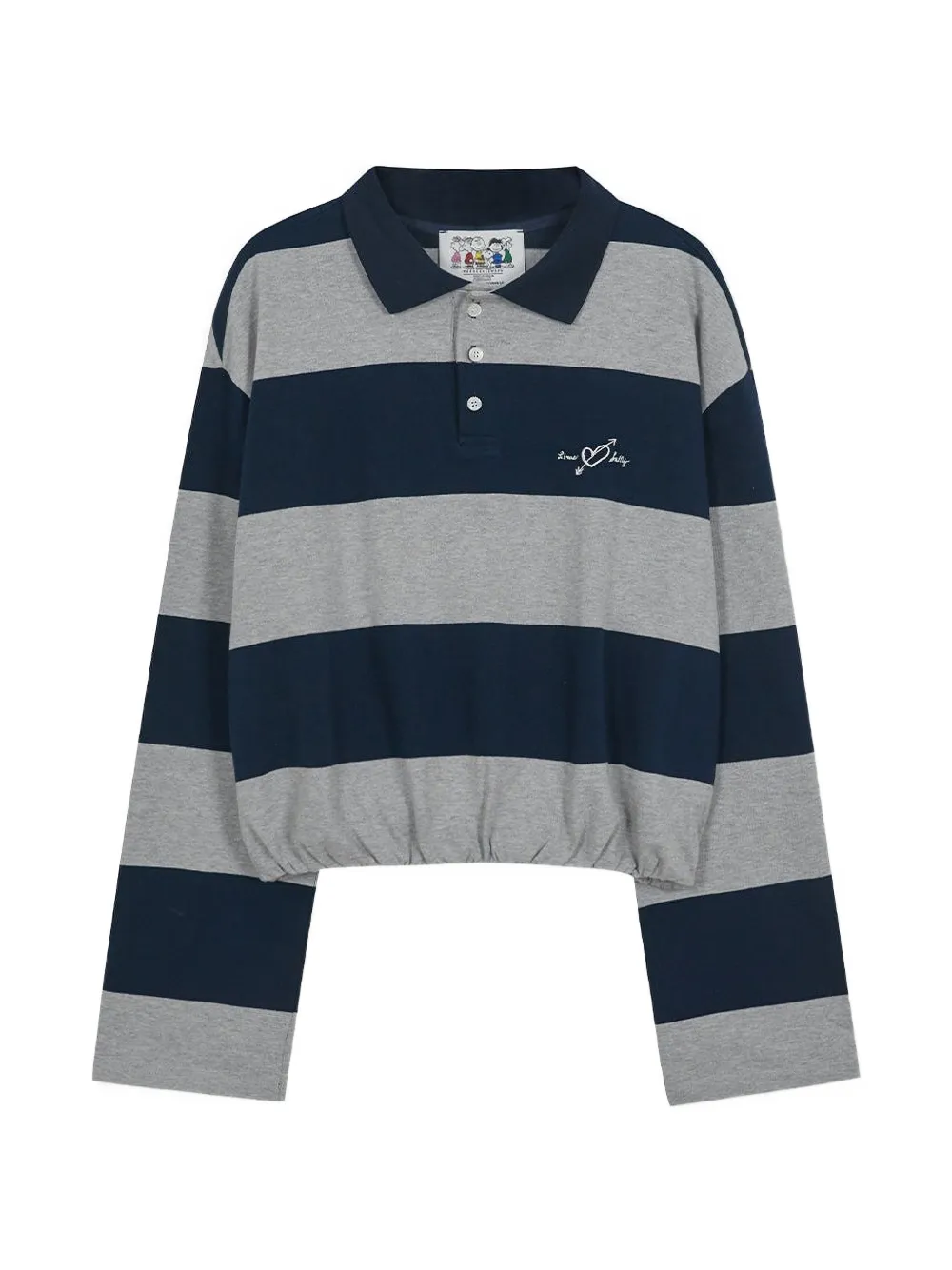 Marge Sherwood striped embroidered top - Blu