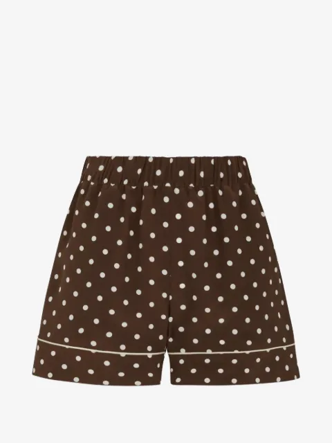 P.A.R.O.S.H. Gepunktete Seidenshorts