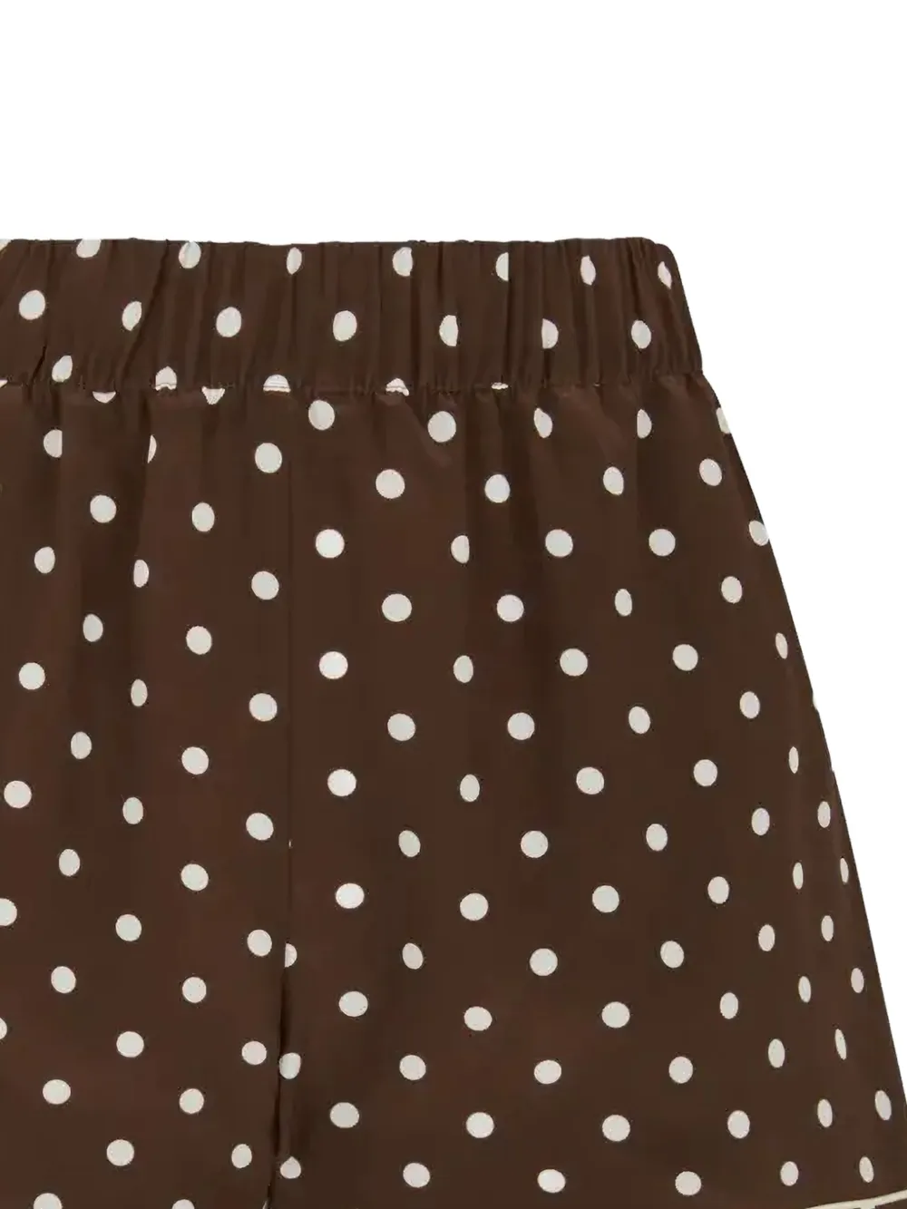  P.a.r.o.s.h. Polka-dot Shorts - Brown 