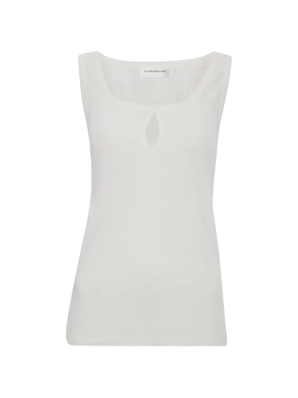Victoria Beckham cut-out-detail tank top - Bianco