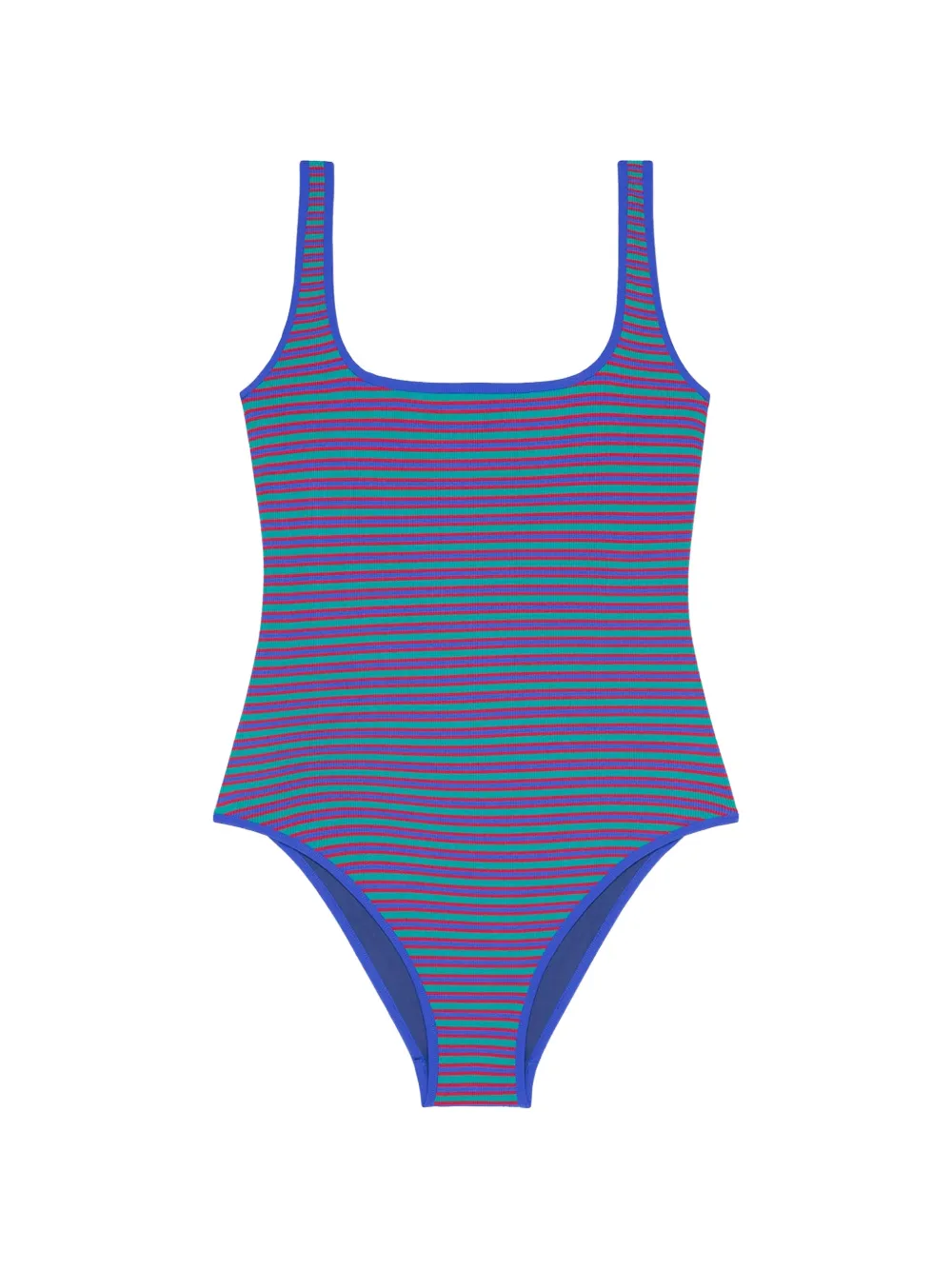 LIDO Trentanove striped ribbed swimsuit - Grün