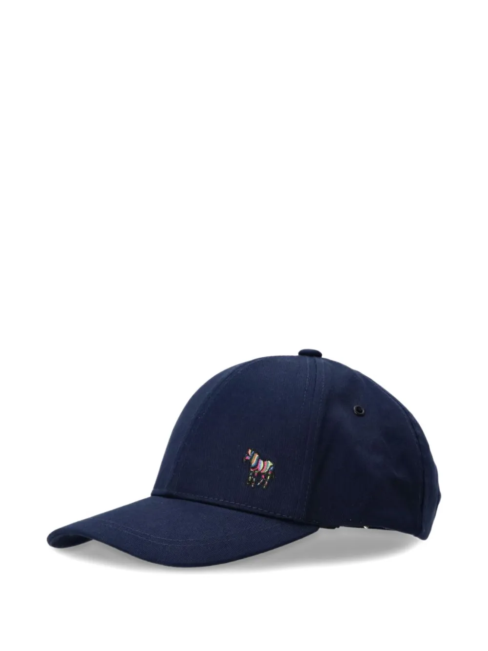  Mps Zebra-detail Cotton Baseball Cap - Blue 