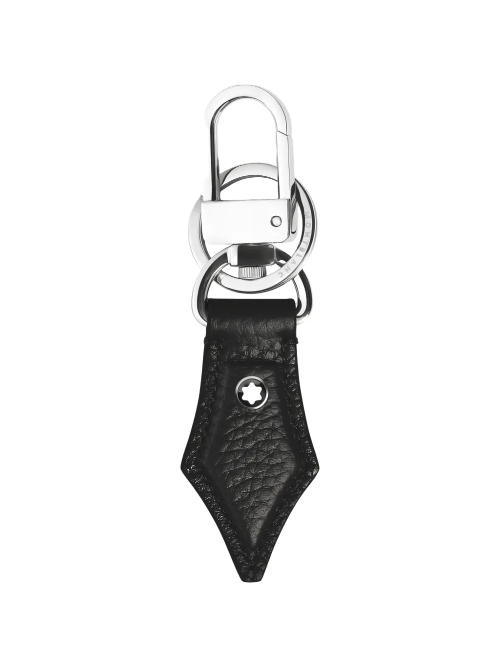 Montblanc Nib leather key holder - Nero
