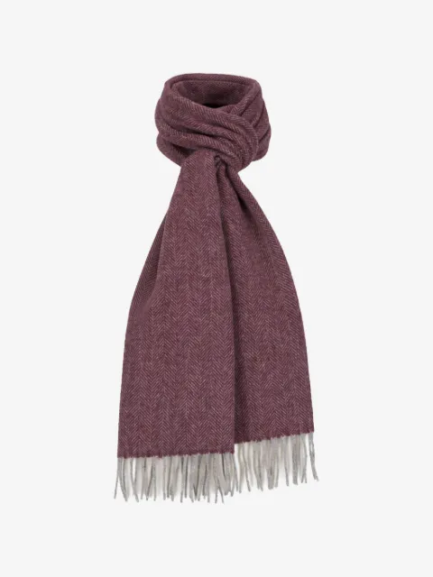 Chelsey Imports herringbone fringed scarf
