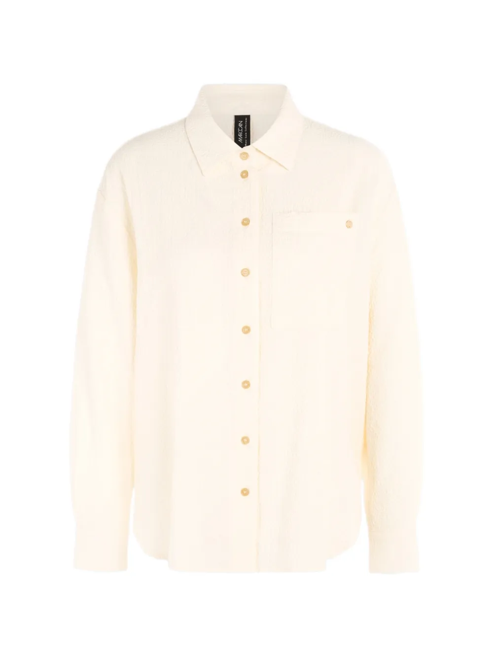 MARCCAIN buttoned pocket blouse - Toni neutri