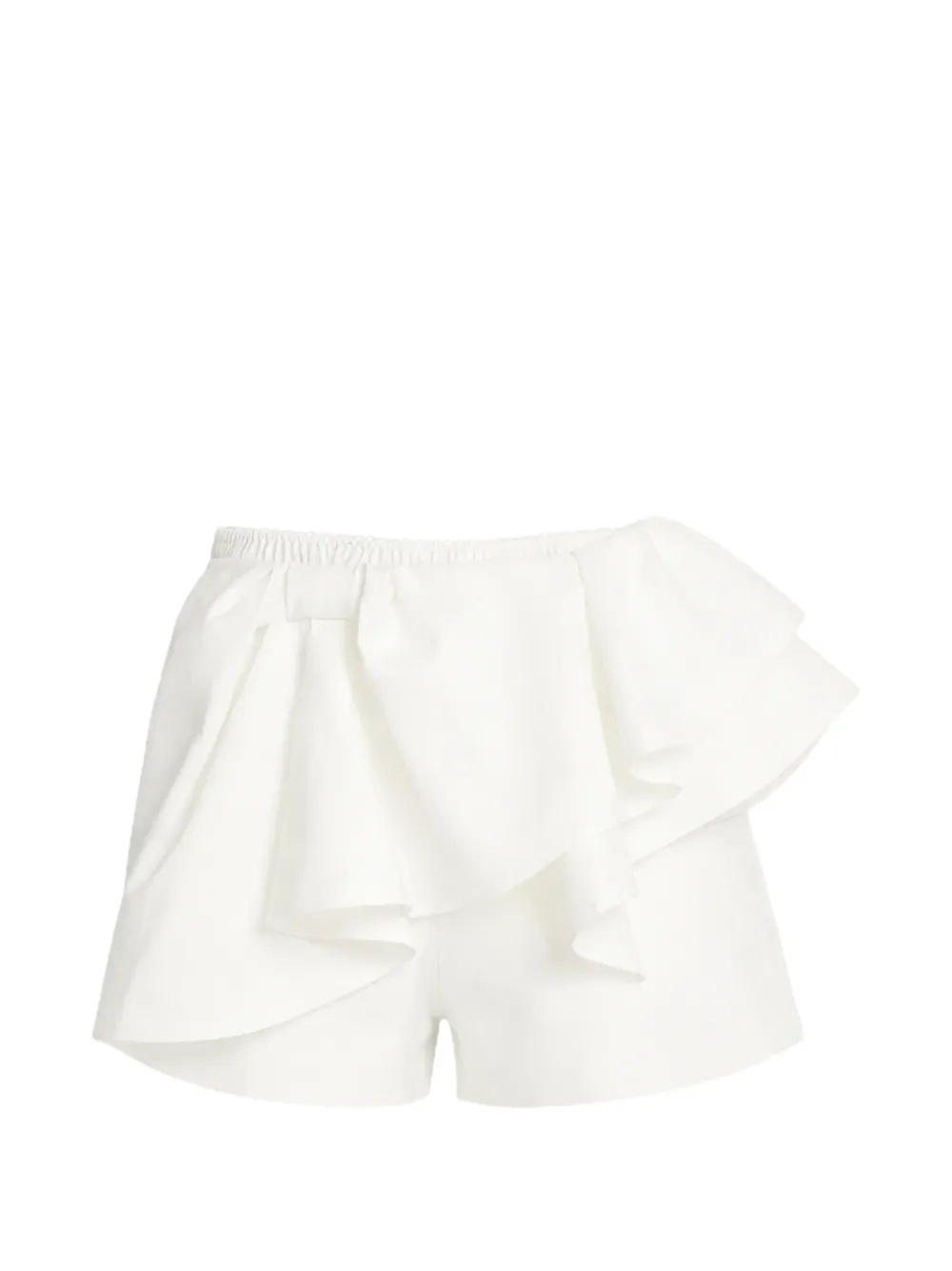 SHUSHU/TONG Minigonna con ruches - Bianco