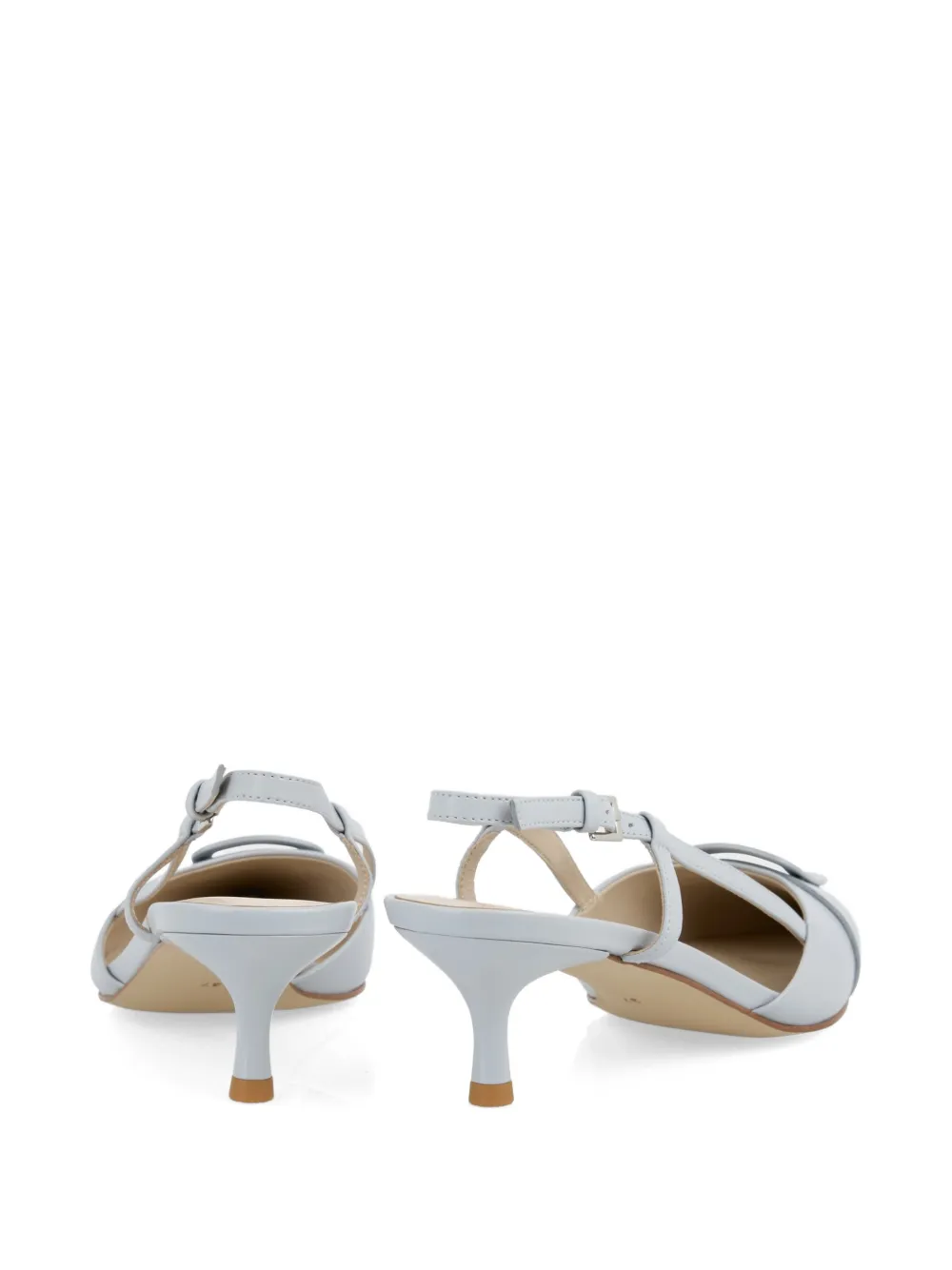 MARCCAIN Leren slingback pumps Blauw