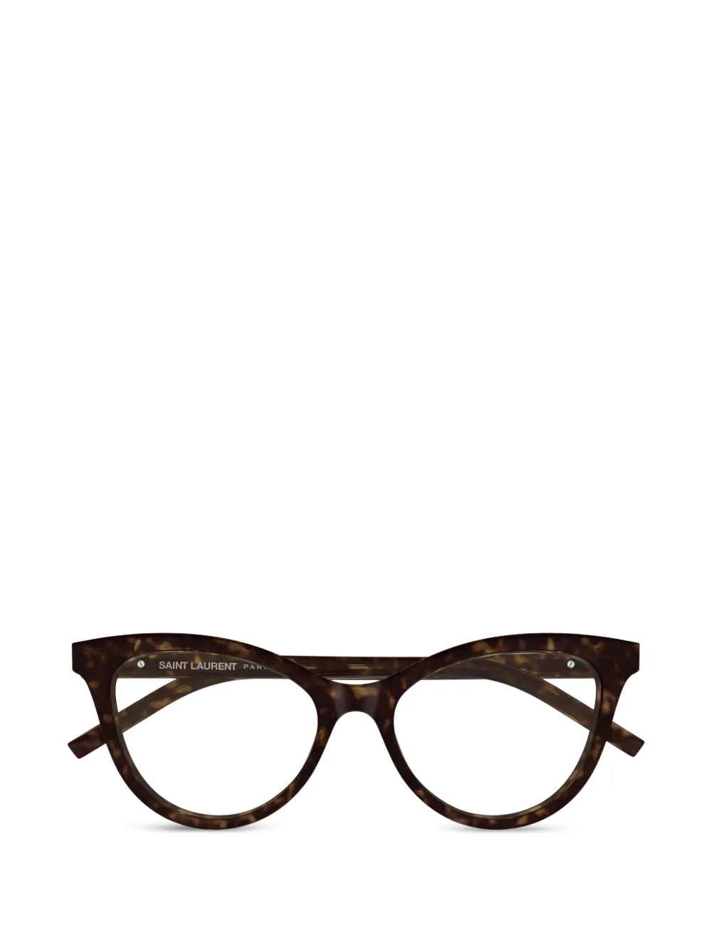 Saint Laurent Eyewear cat-eye glasses - Marrone