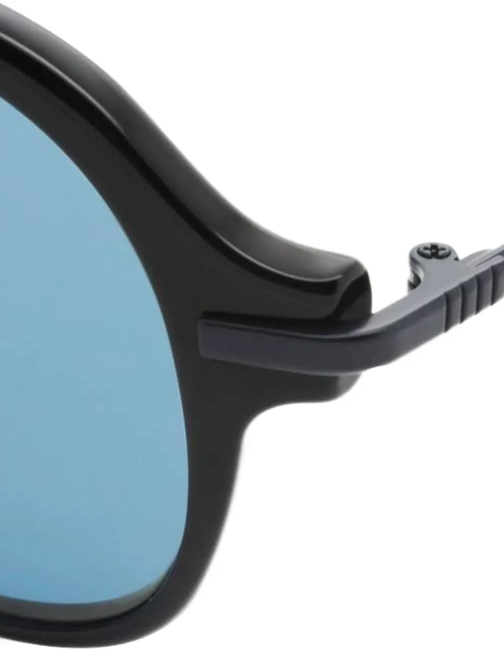 Thom Browne Eyewear Zonnebril met piloten montuur Zwart