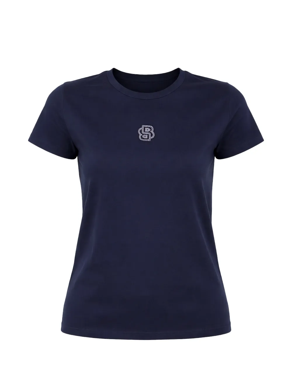 BOSS logo-detail T-shirt - Blau