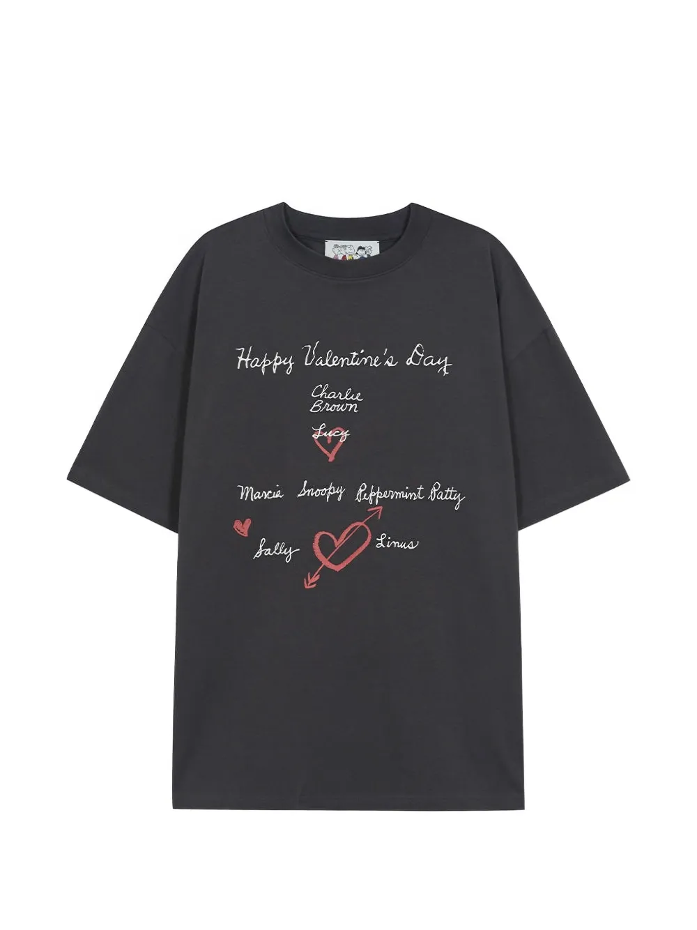 Marge Sherwood x PEANUTS Happy Valentine’s Day T-shirt - Grigio