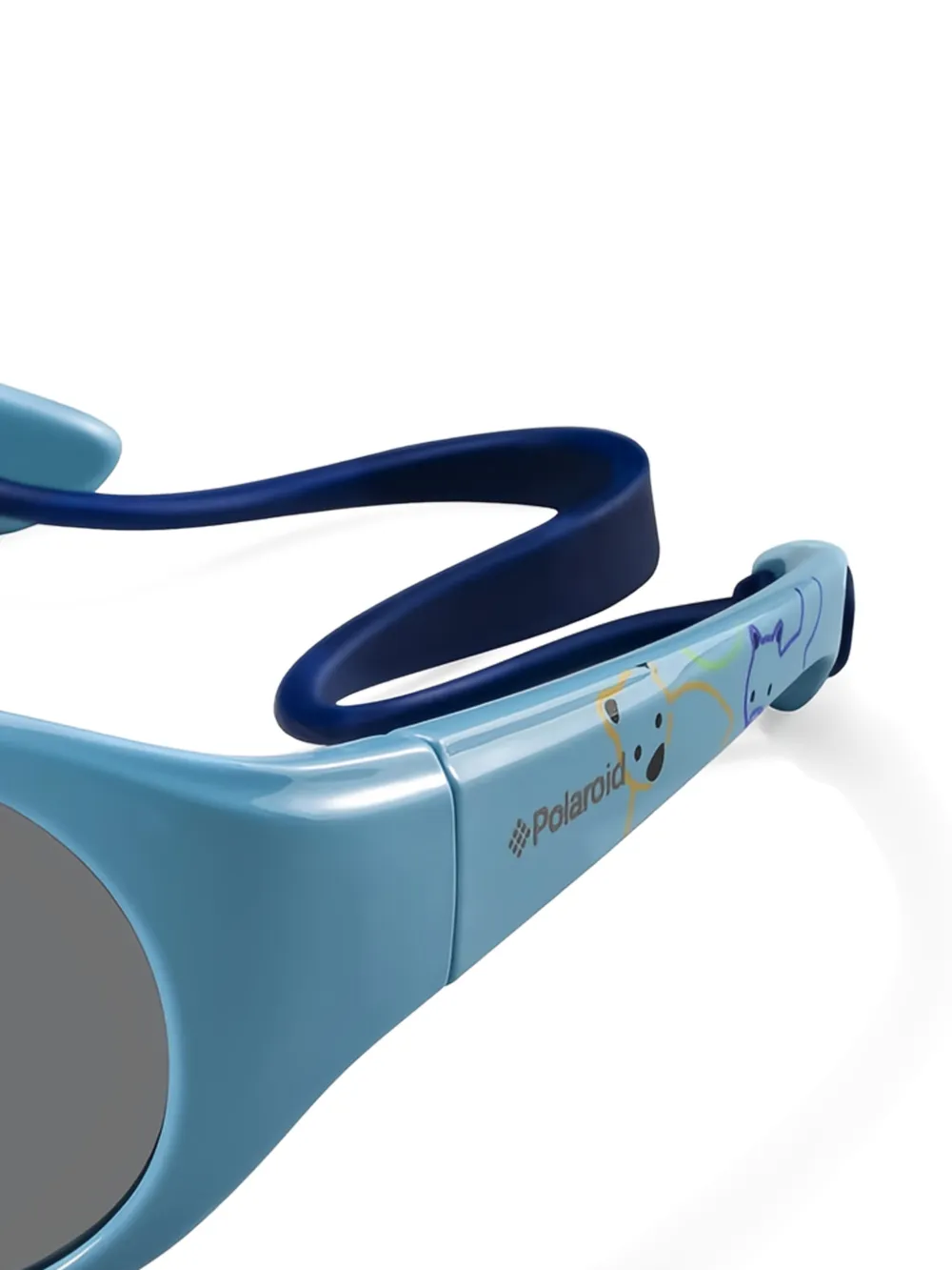  Polaroid Pld 8010/s Round-frame Sunglasses - Blue 
