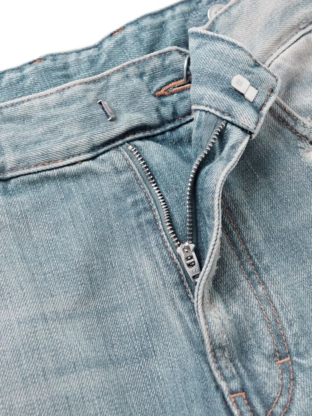  Givenchy Multicutted Shorts - Blue 