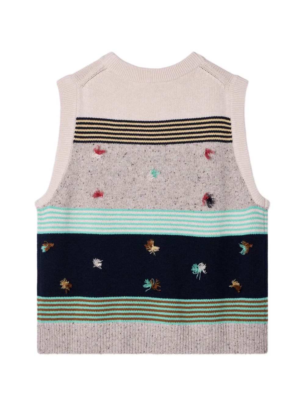  Ps Paul Smith Pull Brodé - Tons Neutres 