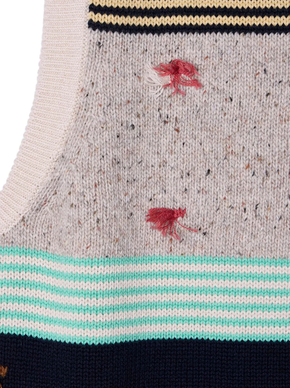  Ps Paul Smith Pull Brodé - Tons Neutres 