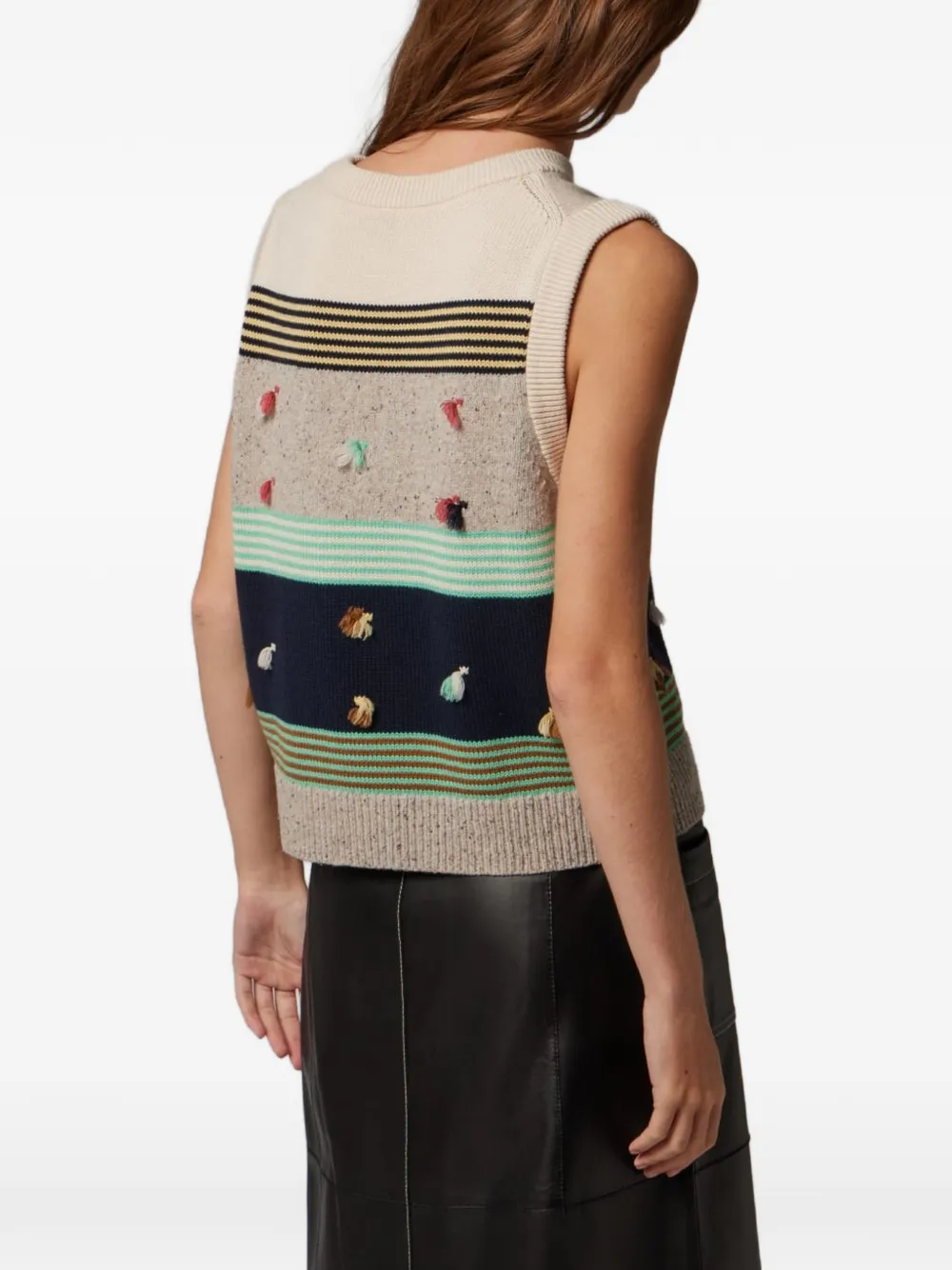 PS Paul Smith Spencer met geborduurd logo Beige
