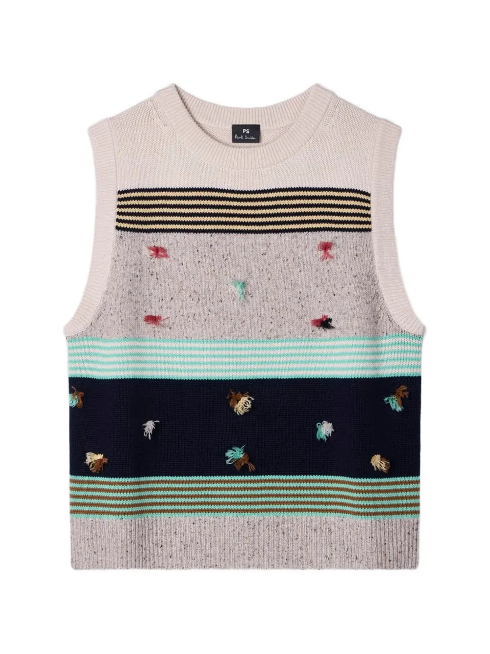 PS Paul Smith Spencer met geborduurd logo Beige
