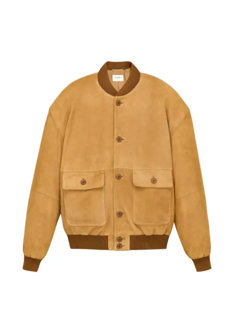 Saint Laurent suede bomber jacket