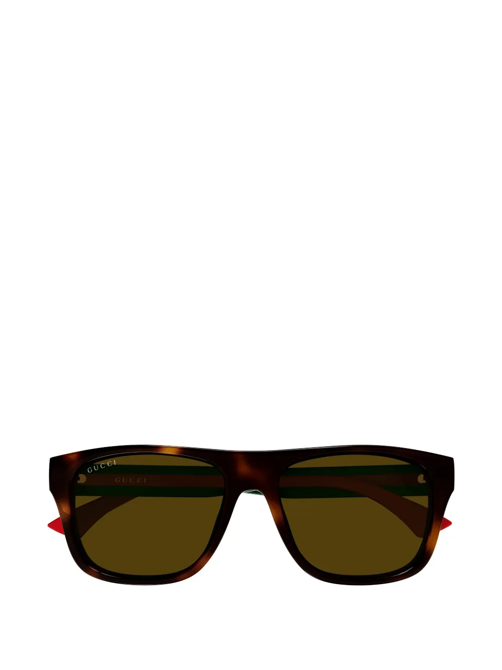 Gucci Eyewear square-frame sunglasses - Marrone