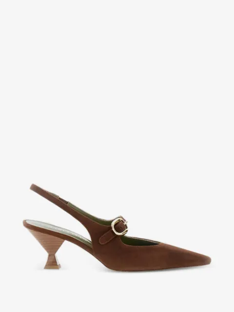 MARIA LUCA buckle-slingback pumps