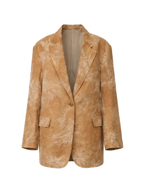 R13 Single-breasted Blazer in Neutrals