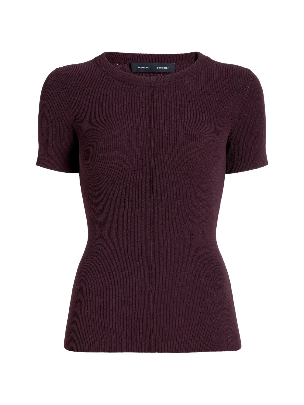 Proenza Schouler Sky ribgebreid T-shirt Paars
