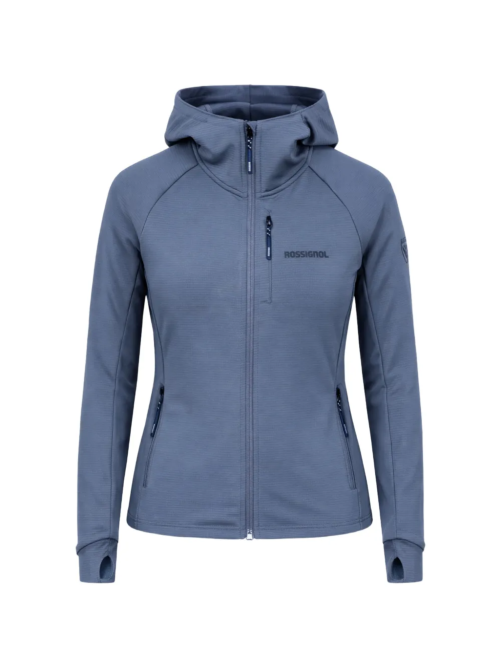 Rossignol textured hoodie - Blu