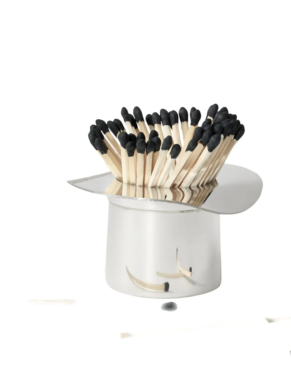 Ralph Lauren Home Top Hat match holder - Argento