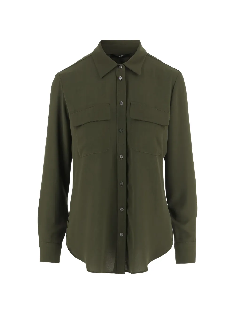 F.It flap-pocket button shirt - Verde