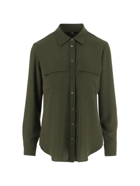 F.It flap-pocket button shirt