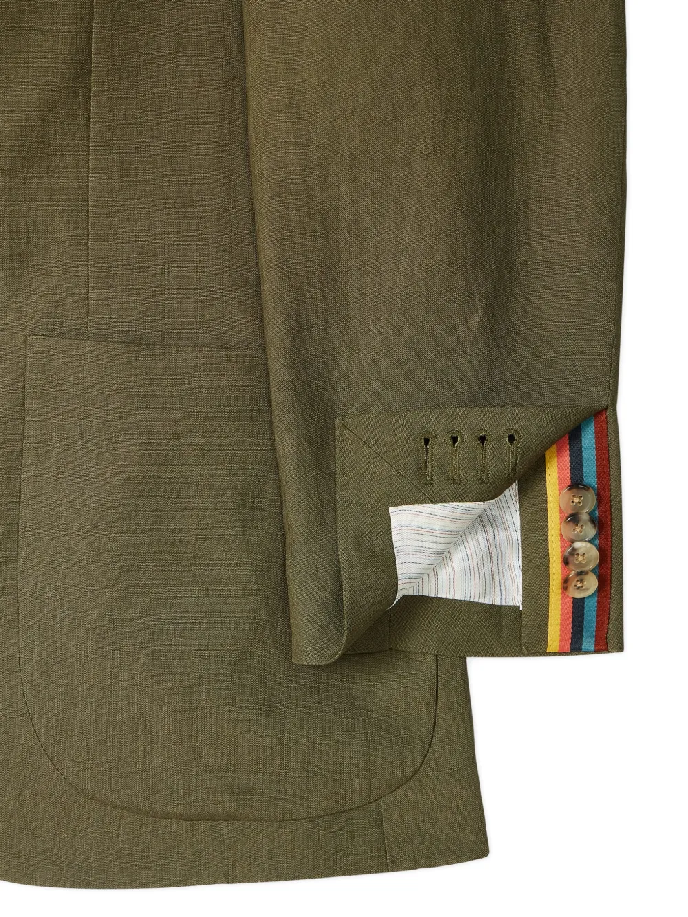  Paul Smith Lightweight Linen Blazer - Green 