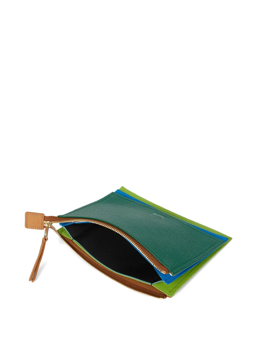  Paul Smith Layered Zip Wallet - Green 
