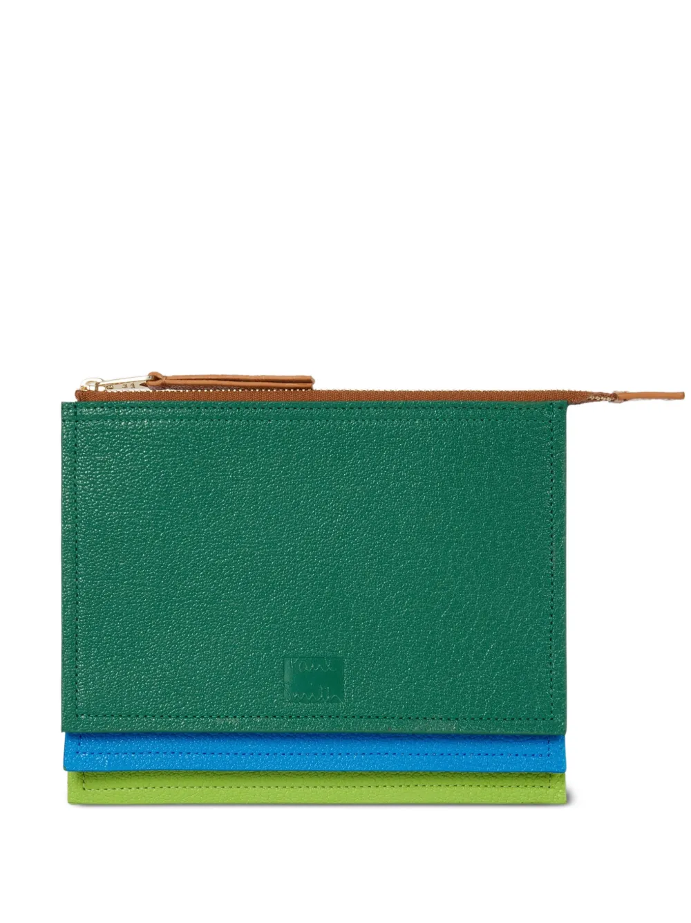 Paul Smith layered zip wallet - Verde