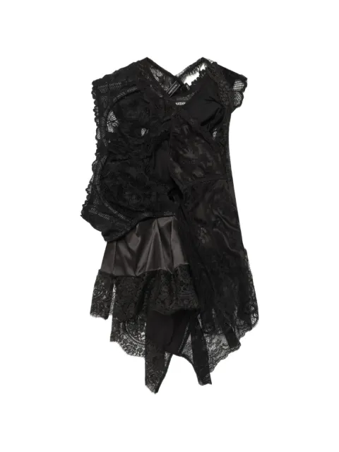Junya Watanabe top con cuello en V