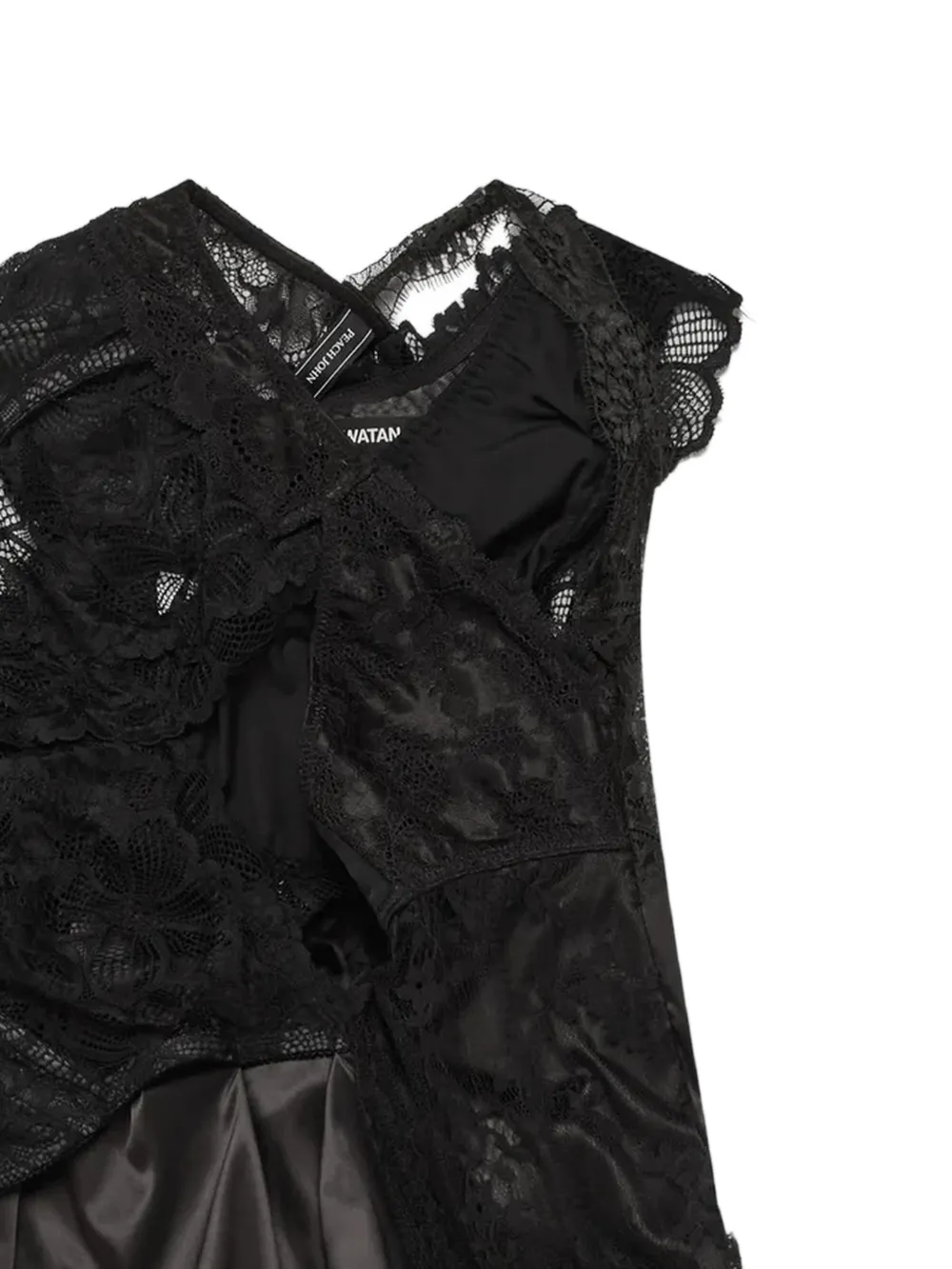 Junya Watanabe Top met V-hals Zwart