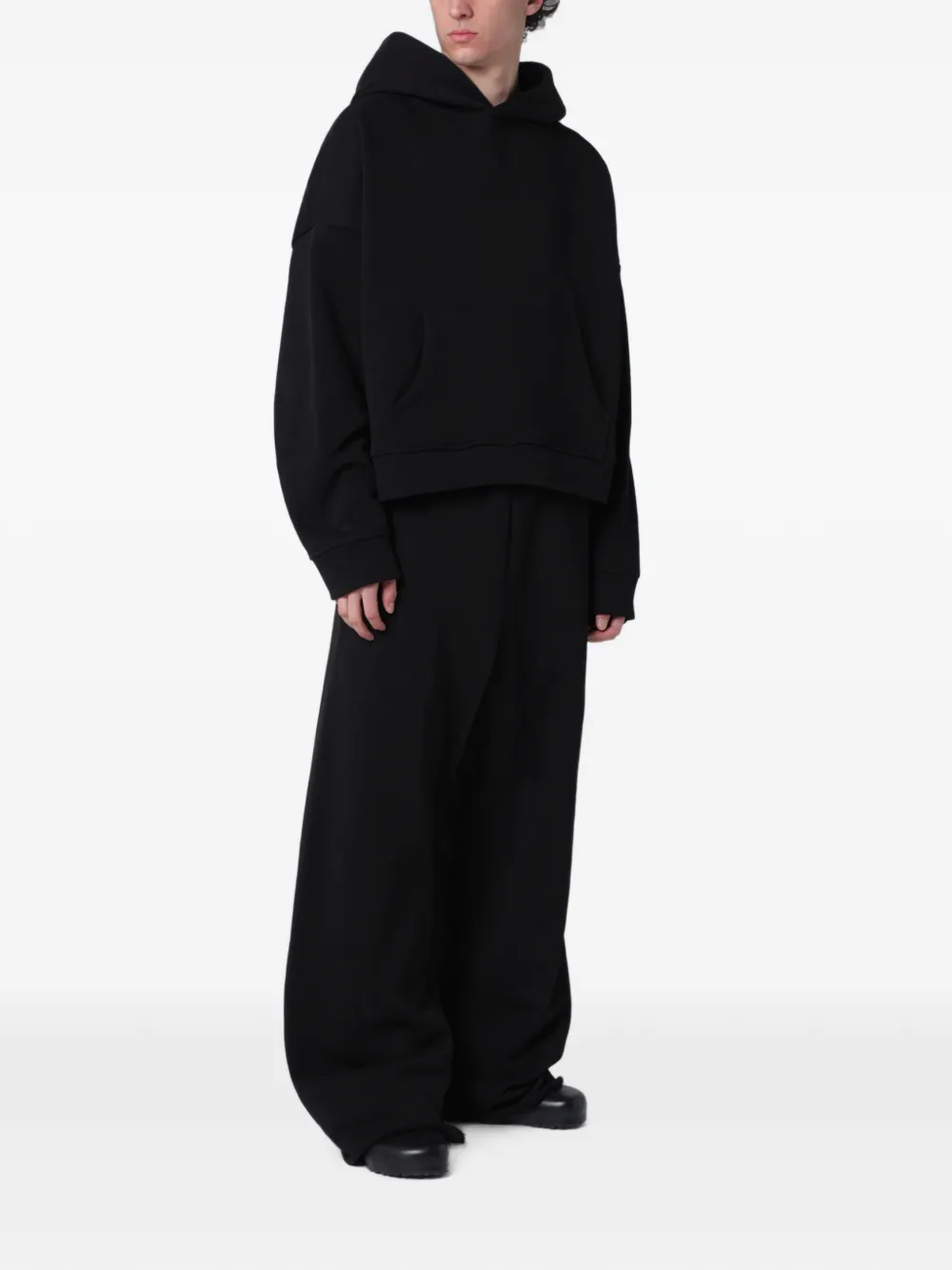 ENTIRE STUDIOS Katoenen hoodie Zwart