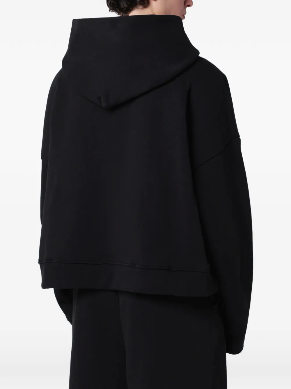 ENTIRE STUDIOS Katoenen hoodie Zwart