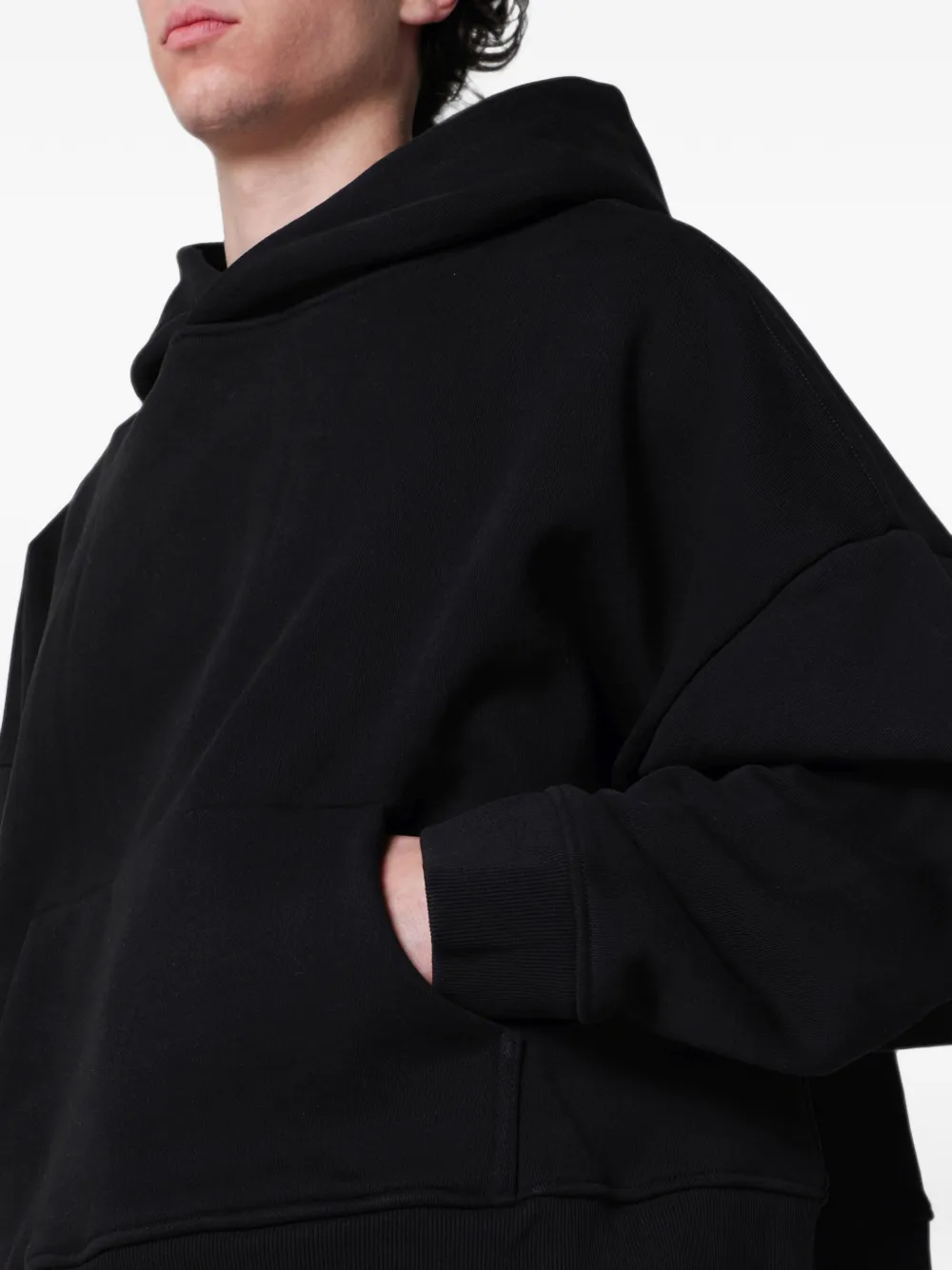 ENTIRE STUDIOS Katoenen hoodie Zwart
